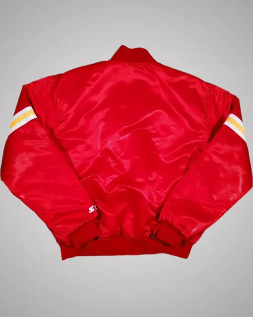 80s Kansas City Chiefs Red Bomber Jacket