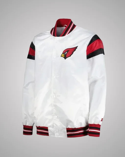 Arizona Cardinals Midweight White Jacket