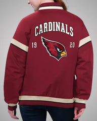 Arizona Cardinals Tournament Cardinal Satin Jacket