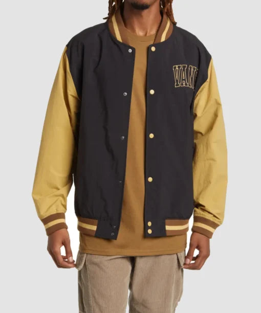 Athletic Prep Nylon Bomber Jacket