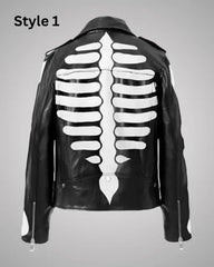 Guns N Roses Axl Rose Skeleton Leather Jacket