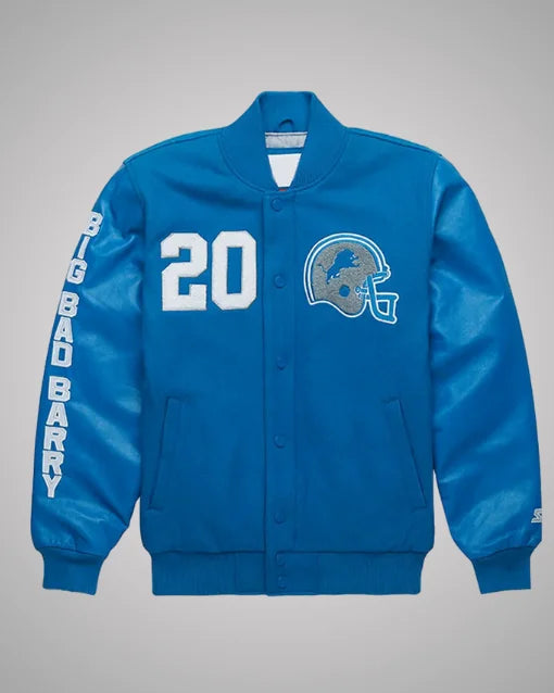 Big Bad Barry Sanders Varsity Jacket