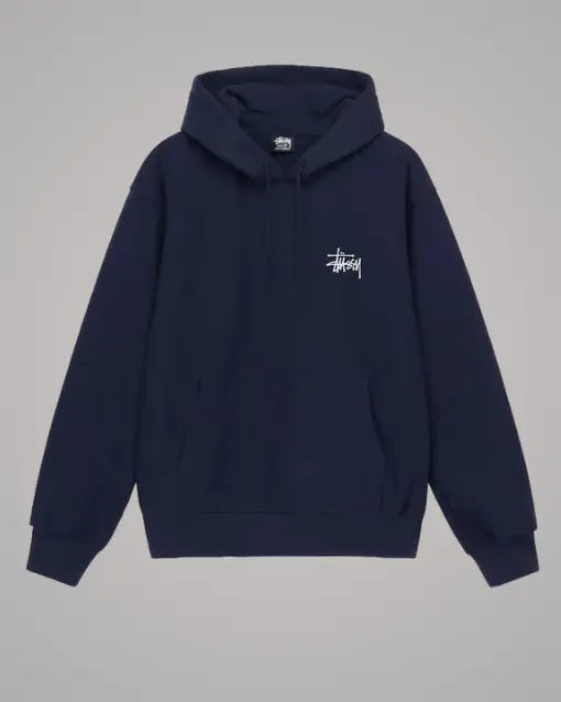 Basic Stussy Blue Pullover Hoodie