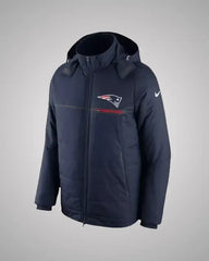 Bill Belichick New England Patriots Sideline Blue Jacket