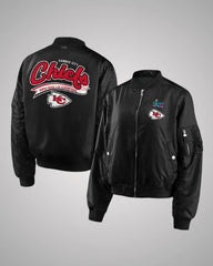 Black Kansas City Chiefs Super Bowl LVII Champions Jacket