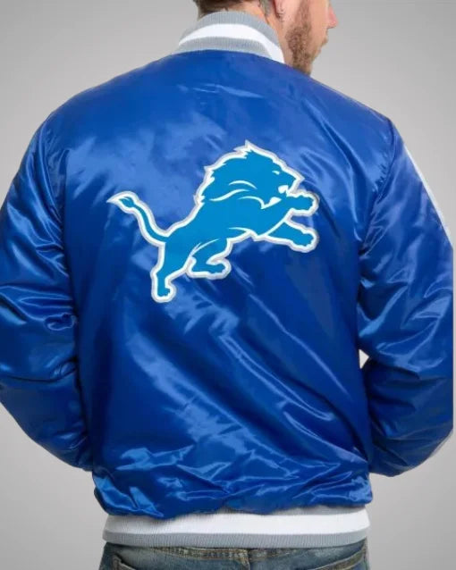 Calvin Johnson Detroit Lions Varsity Jacket