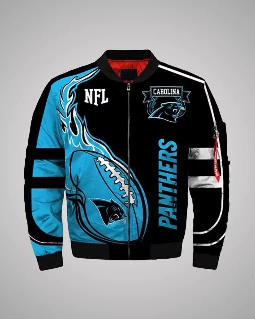 Carolina Panthers Bomber Jacket