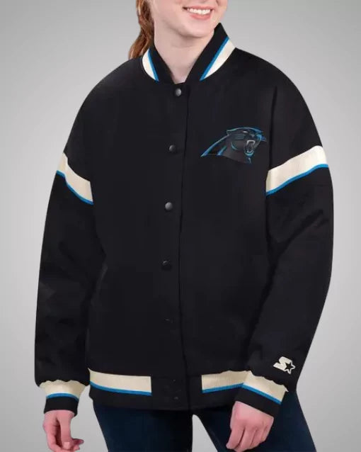 Carolina Panthers Tournament Black Jacket