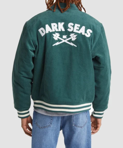 Mens Green Varsity Jacket