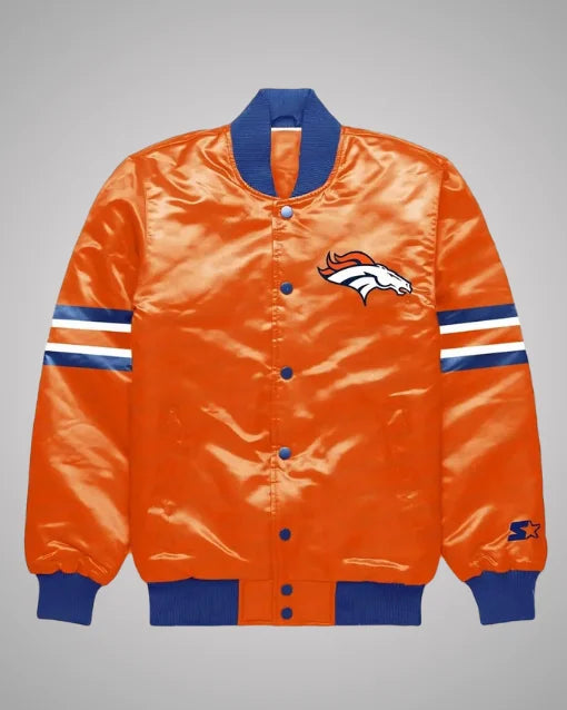 Denver Broncos Button Down Jacket