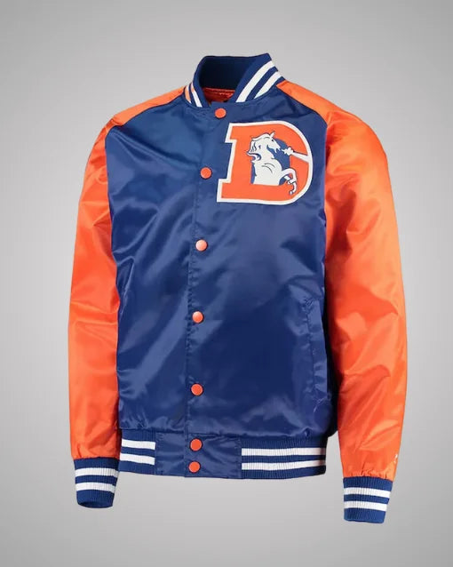 Denver Broncos Royal Blue and Orange Jacket