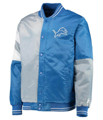 Detroit Lions Leader Satin Jacket