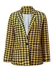 Emily in Paris S03 Lily Collins Yellow Tweed Blazer