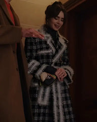 Lily Collins Emily Cooper Coat