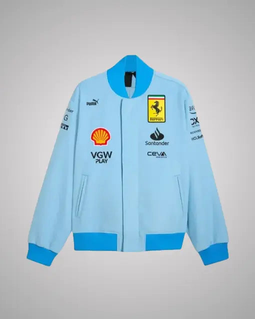 Ferrari Blue Miami Grand Prix Jacket