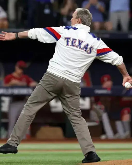 George Bush Texas Rangers Jacket