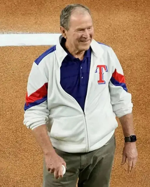 George Bush Texas Rangers Jacket