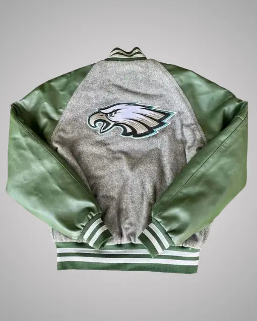 American Flag Philadelphia Eagles Varsity Jacket