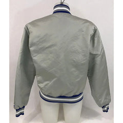 Gray Detroit Lions Satin Jacket