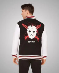 Halloween Friday the 13th Jason Voorhees Varsity Jacket