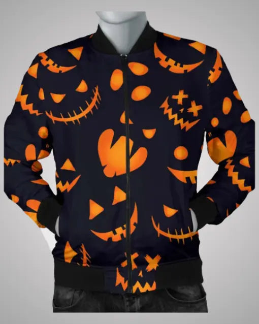 Halloween Pumpkins Pattern Jacket