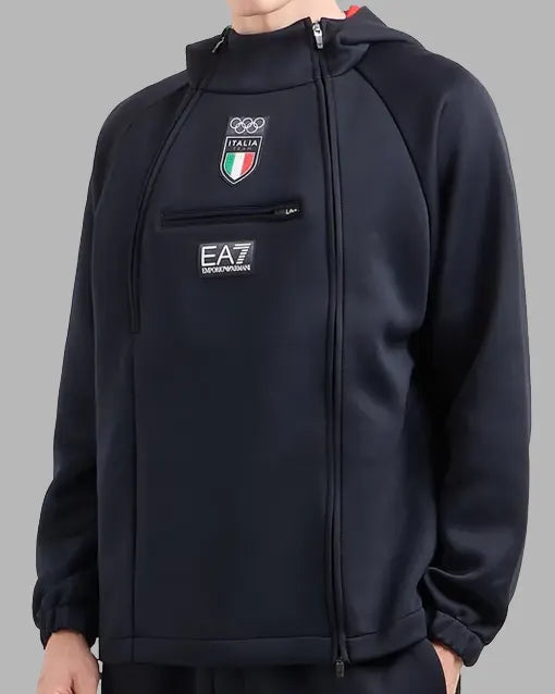 Paris 2024 Olympics Italia Zip Up Hoodie