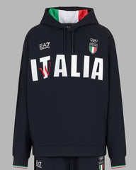 Italia Black Hoodie Paris 2024 Olympics