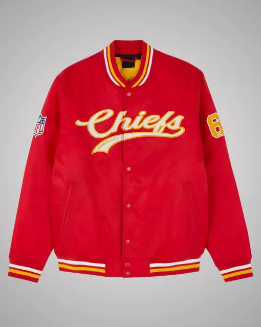 60 Kansas City Chiefs Red Satin Jacket