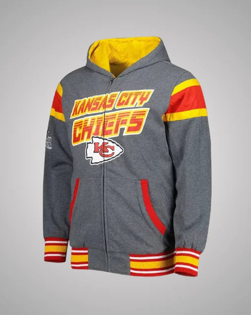 Kansas City Chiefs Extreme Gray Hoodie