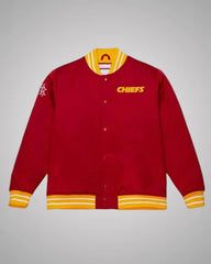 Heavyweight Satin Kansas City Chiefs Red Jacket