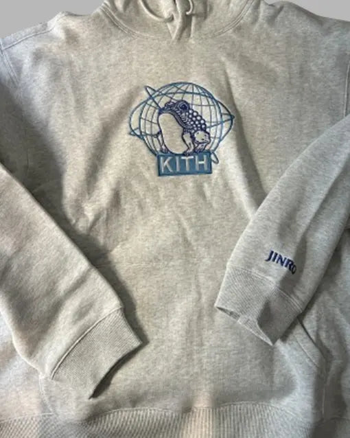 Kith X Jinro Grey Pullover Hoodie