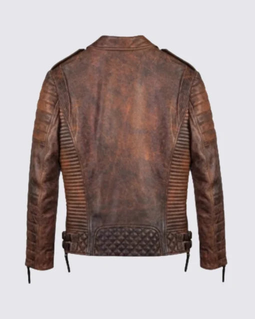 Quilted Leather Jacket for Men