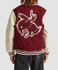 Men's Wool & Leather Varsity Jacket