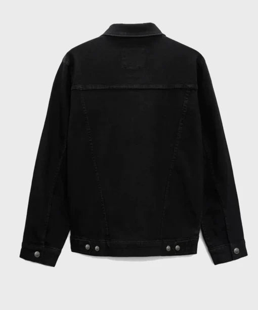 Premium Black Denim Jacket