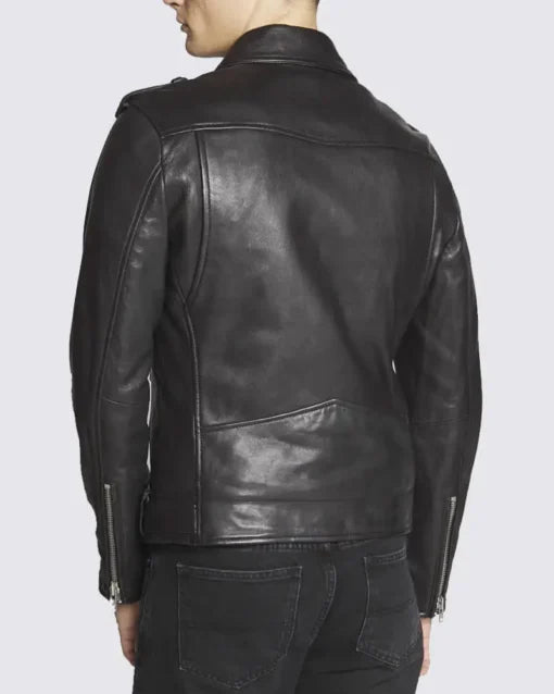 Notch Style Biker Genuine Leather Jacket