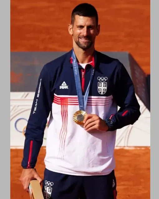 Paris Olympics Novak Djokovic Team Serbia Jacket