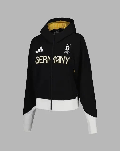 Olympics Team Germany Black Hooded Jacket