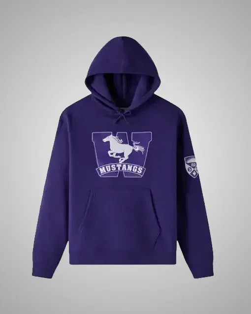 OVO Campus Western Purple Fleece Hoodie