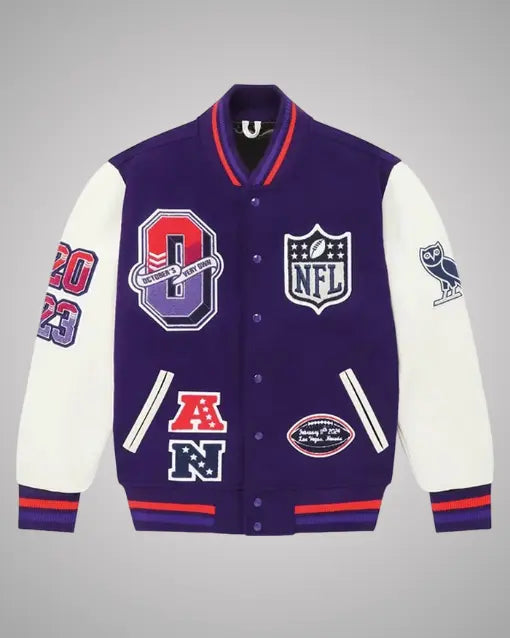 Ovo X Nfl Super Bowl Lviii Varsity Jacket