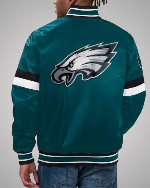 Home Game Philadelphia Eagles Satin Jacket