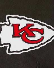 Black Poly Twill Varsity Jacket Kansas City Chiefs