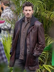 Chris Evans Red One Brown Jacket