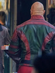 Red One Leather Jacket Men