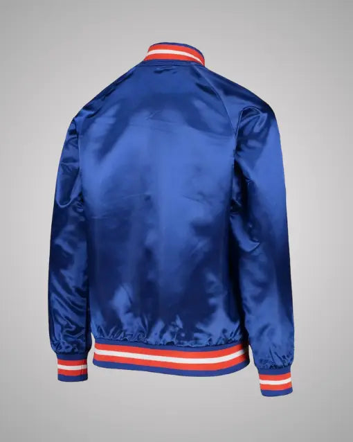 Denver Broncos Royal Blue Satin Jacket