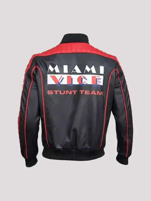 Stunt Team The Fall Guy Black Leather Jacket