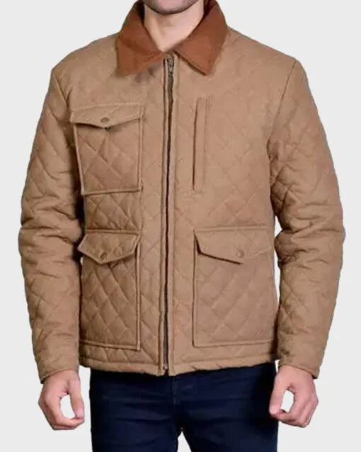 Yellowstone Season 04 John Dutton Quilted Jacket